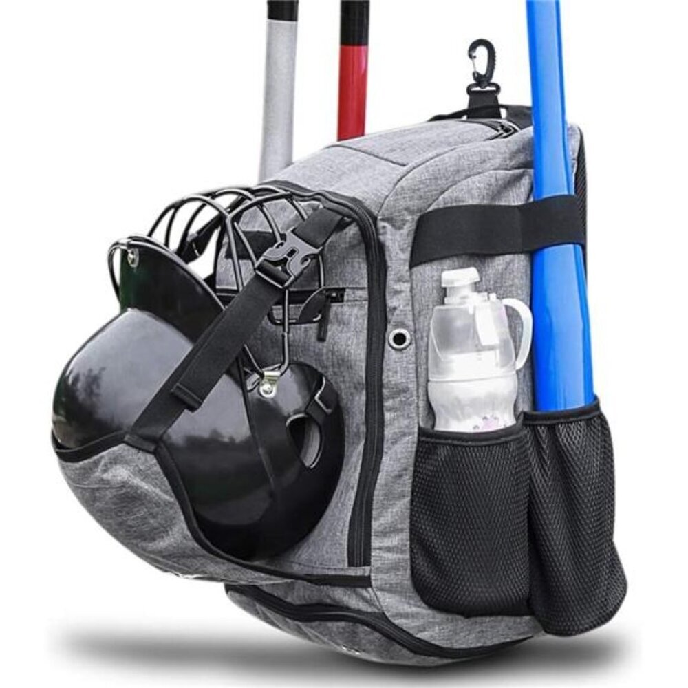 Baseball Bat Bag Backpack, T-Ball & Softball Equipment & Gear for Youth & Adults